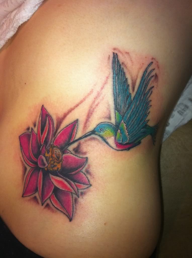 Hummingbird Lotus Tattoo Photo By Maloinstoke1 Photobucket 7215